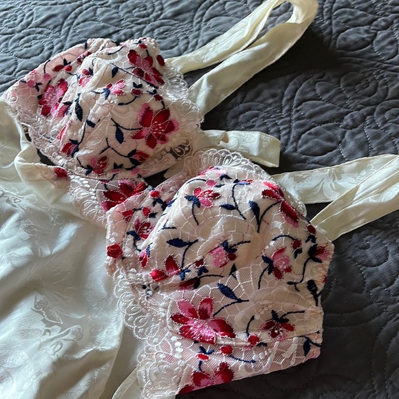 Last 1 !!! For Love & Lemons Festival Rose Slip Dress Size Large - Picture 10 of 14